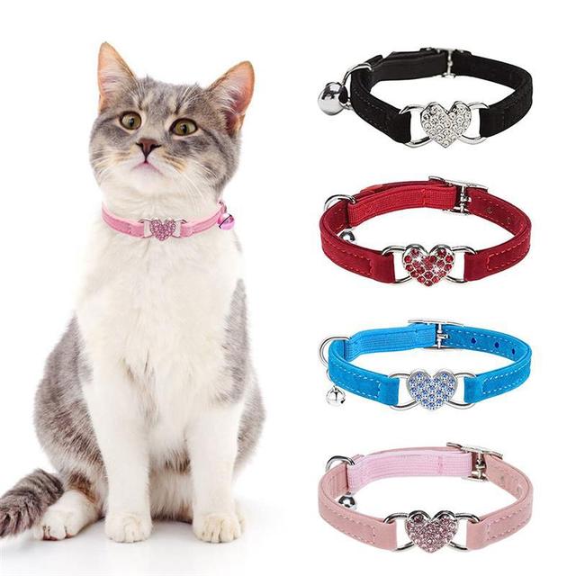 Dog Crystal Elastic Collar