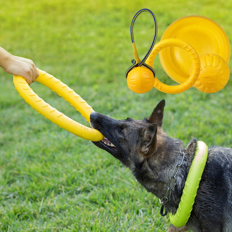 Dog Flying Ring Puller Toys