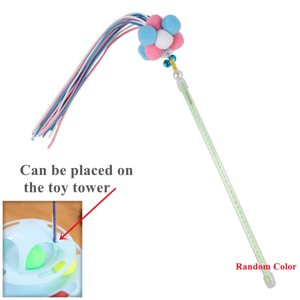 4 Levels turnable Cat Toy