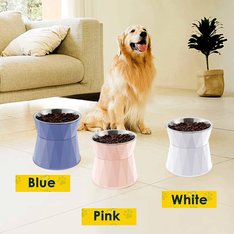 Stainless Steel Elevated Pet Bowl