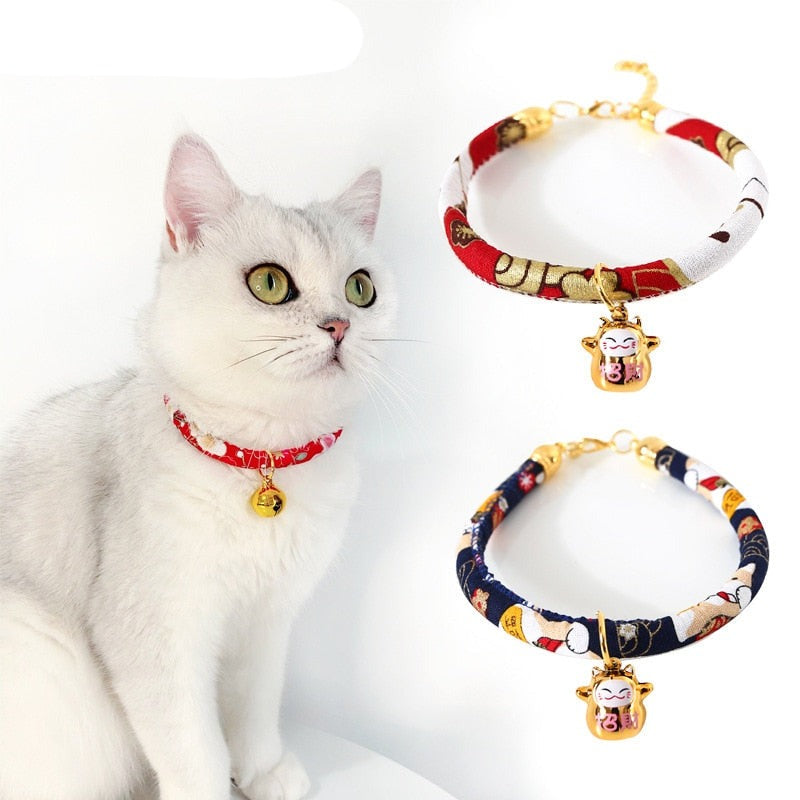 Cute Bell Buckle Cat Collar