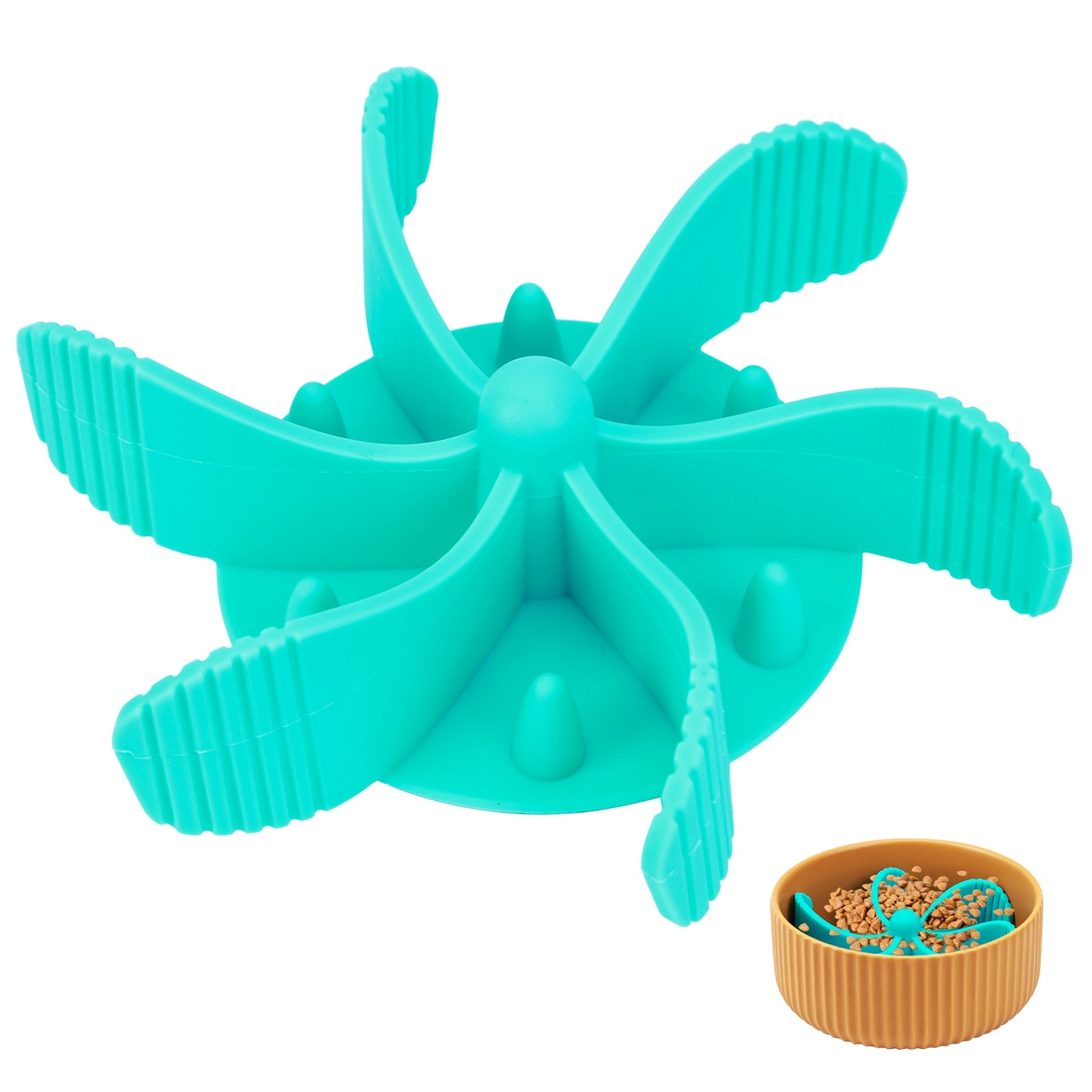 Dog Spiral Slow Feeder Dish Insert