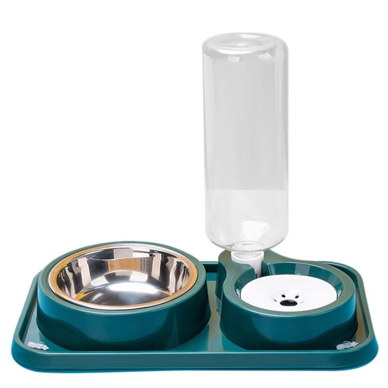 Detachable Double Dog Bowls